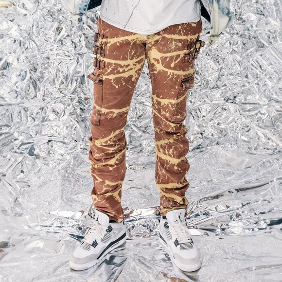 AKINGS Omari Grand Canyon Stacked Jeans (Size 32) - Picture 3 of 3